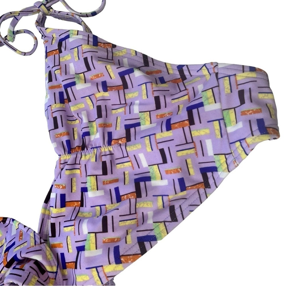 New Out From Under Bikini Set String Geometric Pa… - image 4